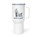 Travel mug with a handle