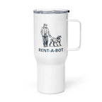 Travel mug with a handle