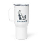 Travel mug with a handle